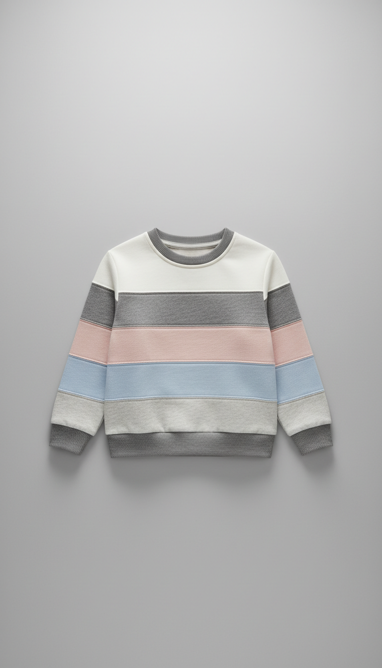 Brushed cotton kids sweatshirt