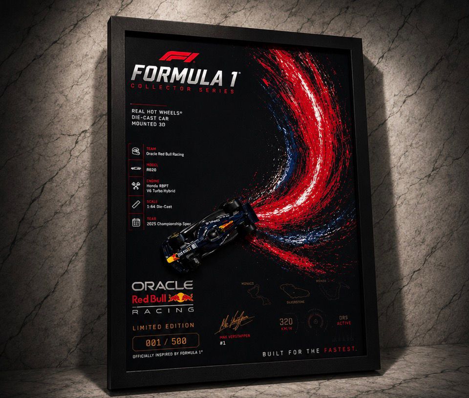 Formula 1 Collector Series | Real Hot Wheels® Red Bull Racing Edition by Carbon Atelier