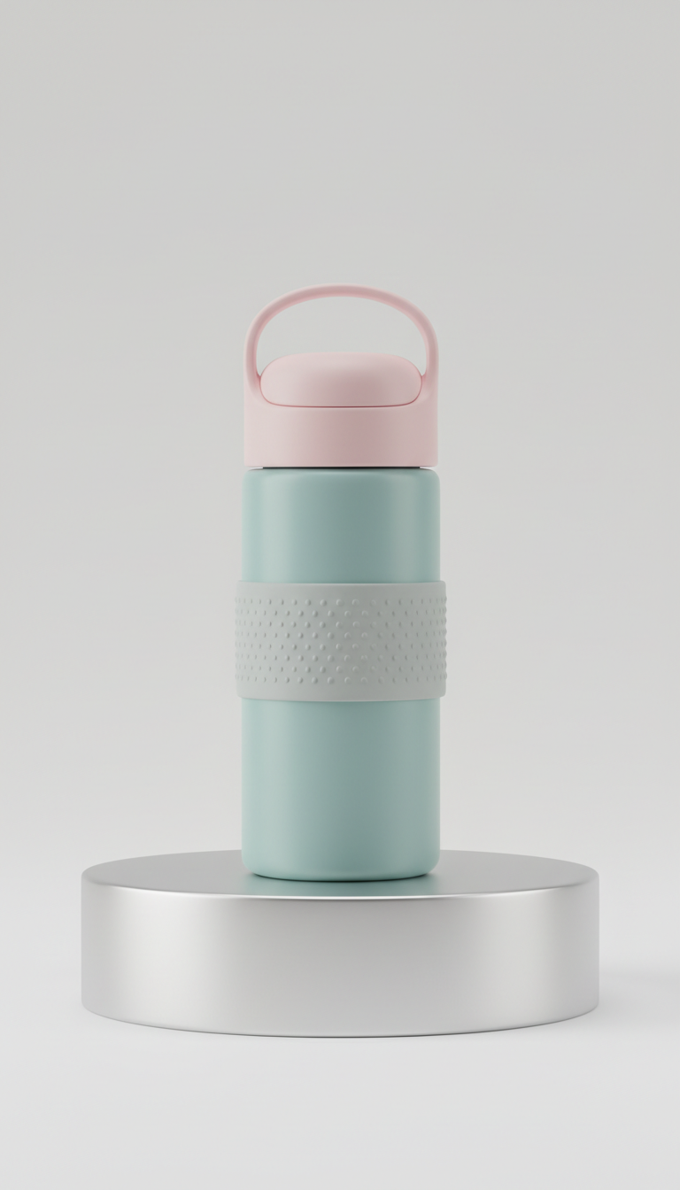 Insulated stainless steel water bottle for kids