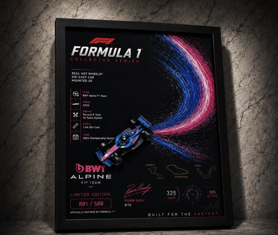 Formula 1 Collector Series | Real Hot Wheels® BWT Alpine F1 Edition by Carbon Atelier