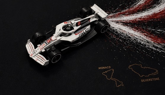 Formula 1 Collector Series | Real Hot Wheels® MoneyGram Haas F1 Edition by Carbon Atelier