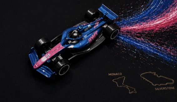 Formula 1 Collector Series | Real Hot Wheels® BWT Alpine F1 Edition by Carbon Atelier