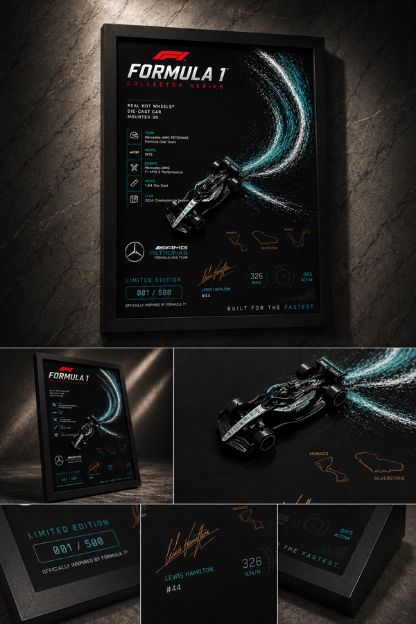 Formula 1 Collector Series | Real Hot Wheels® Mercedes-AMG Petronas Edition by Carbon Atelier