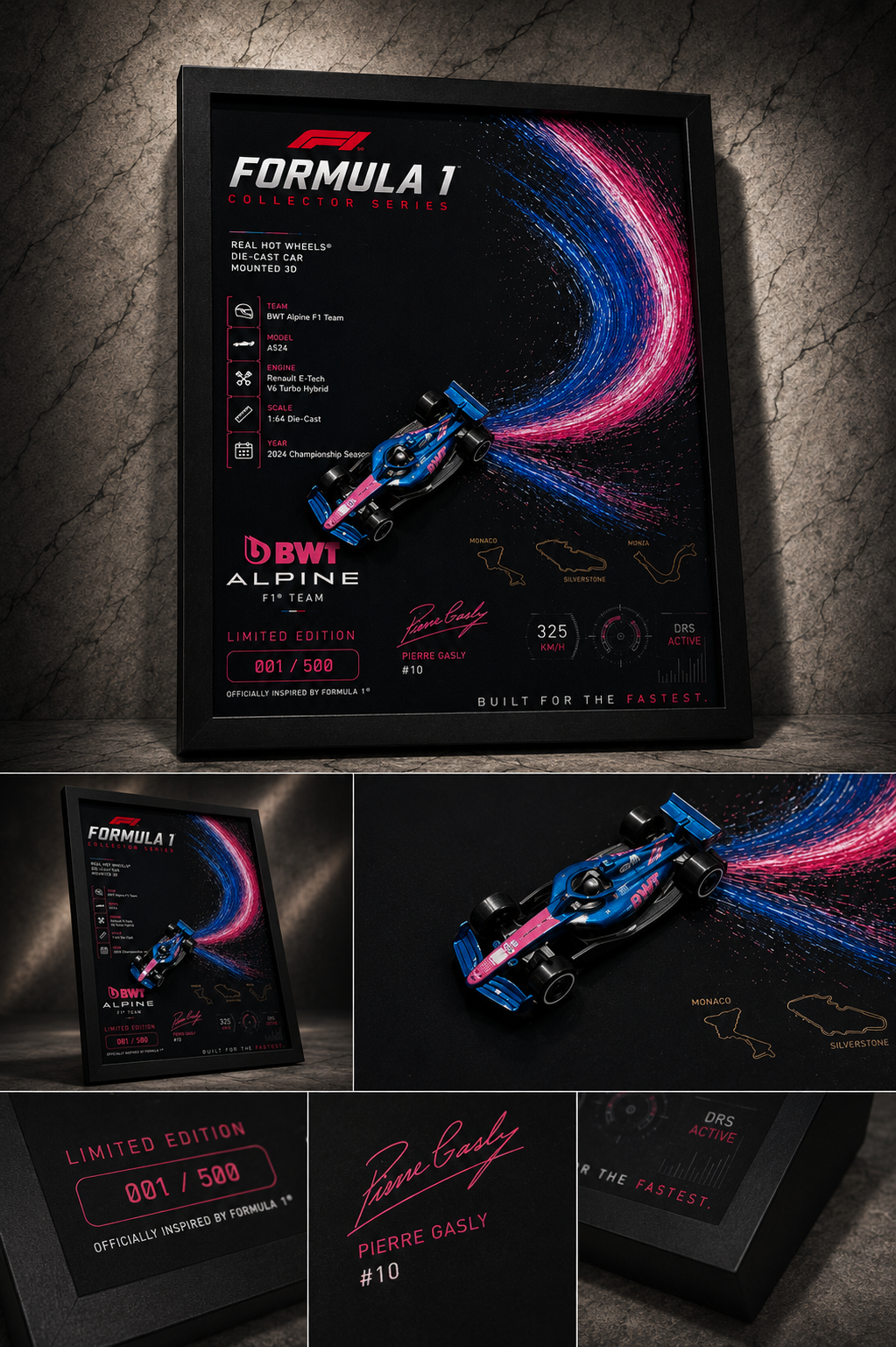 Formula 1 Collector Series | Real Hot Wheels® BWT Alpine F1 Edition by Carbon Atelier